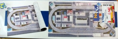 Gleis-Layout (Fliessrolle) 1,80mx0,90m  - Wird ein Ausstellungsobjekt