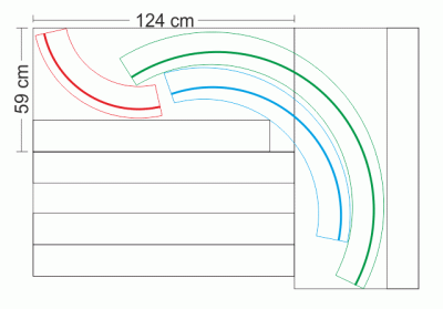 So könnte man die Module aus Styrodurplatten ausschneiden.